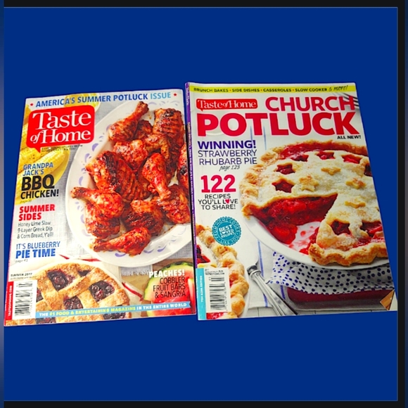 Taste Of Home Other - Taste of Home Summer & Potluck Magazine Duo